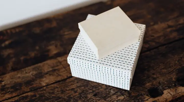 Minimal product boxes used for an A+ Content concept